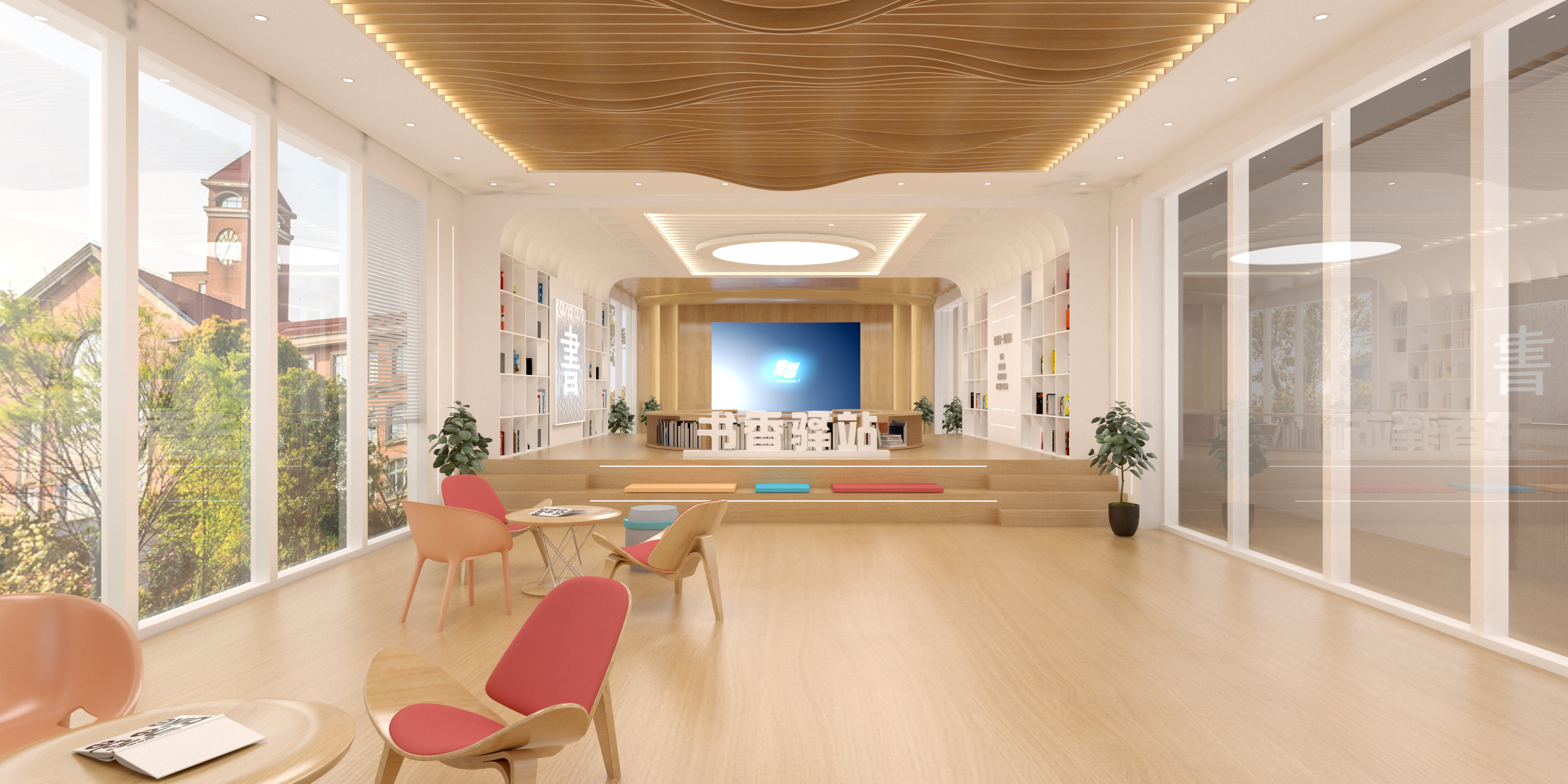 金昌书香驿站文化空间